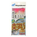 ハヤブサ(Hayabusa) 大サバ・大アジ ツイストパールサバ皮ピンクフラッシャー 8-3 HS352-8-3