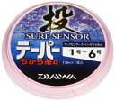 ダイワ(DAIWA) 投釣り力糸 サーフセンサーテーパー力糸α 1-6号 13m オレンジ