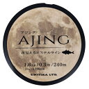 ユニチカ(UNITIKA) 夜見えるエステルライン 240m パステルオレンジ 0.3号 (1.6LB)