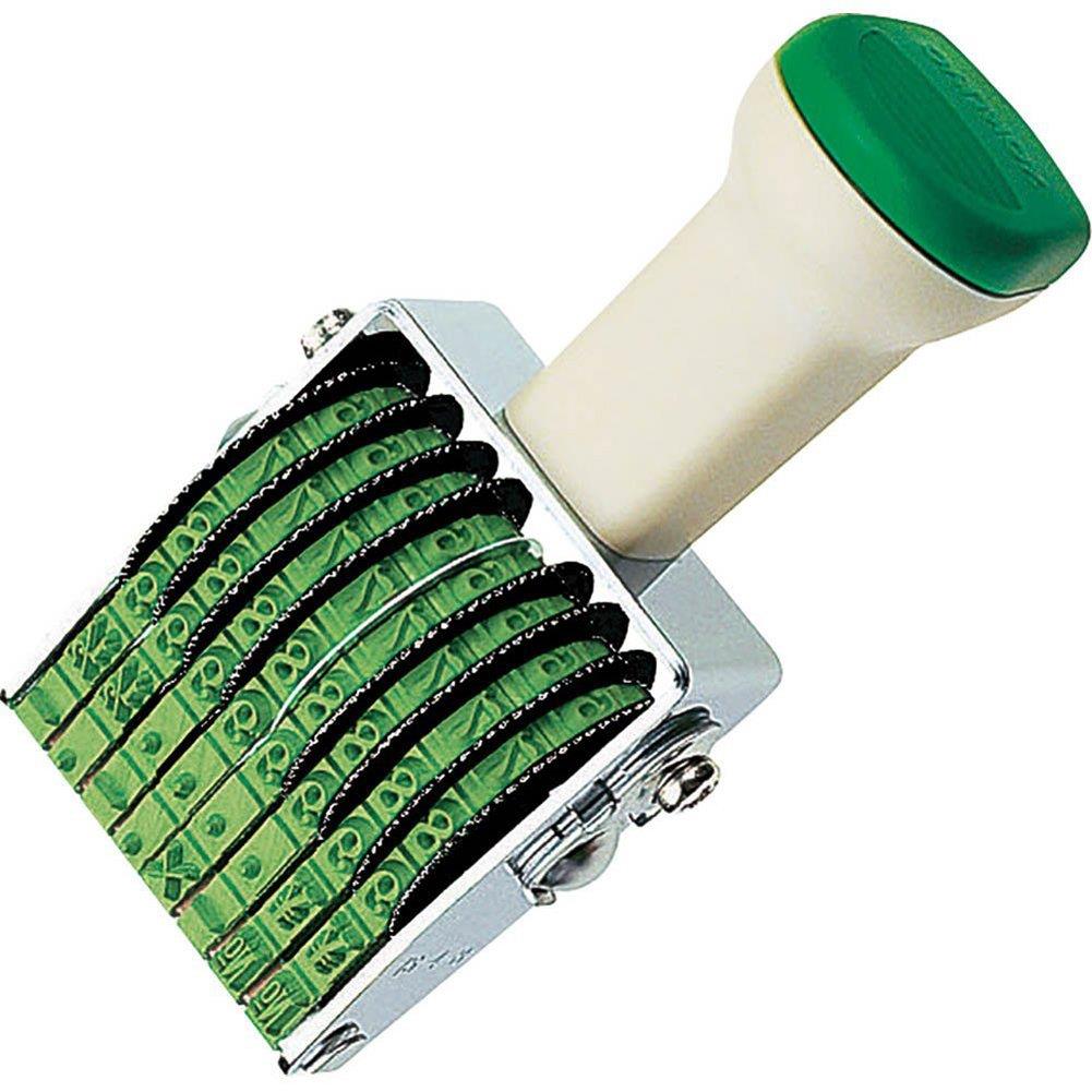 コクヨ(KOKUYO) 回転印 欧文数字 明朝体 4号(8連) IS-4-8