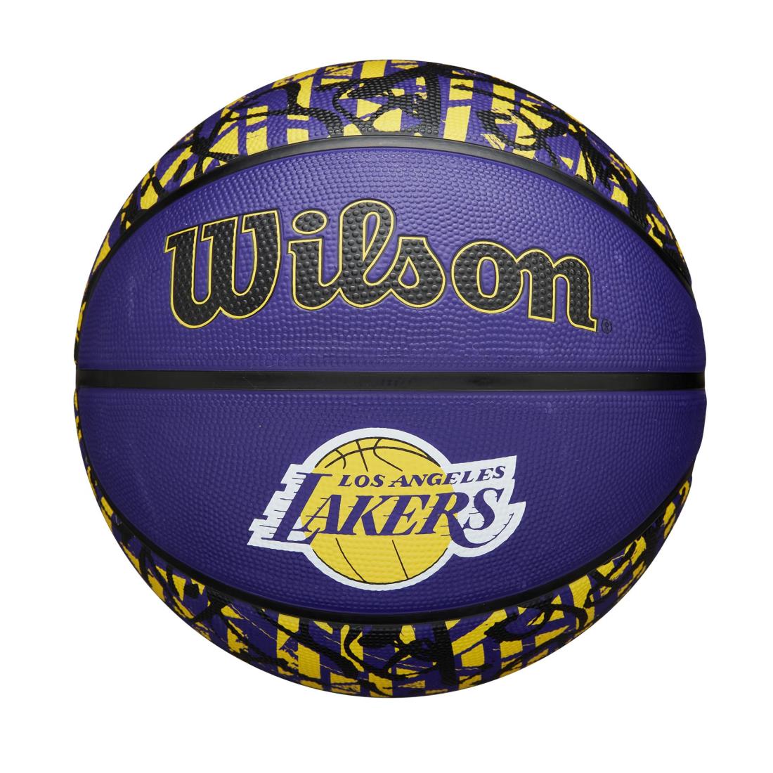 Wilson(ウイルソン) バスケットボール NBA TEAM GRAFFITILA LAKERS(チーム グラフィティ ロサンゼルス ..