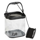 ダイワ(DAIWA)バッグ・タックル収納用品/バッグ 活かし水くみ M23CM(J) クリアブラック