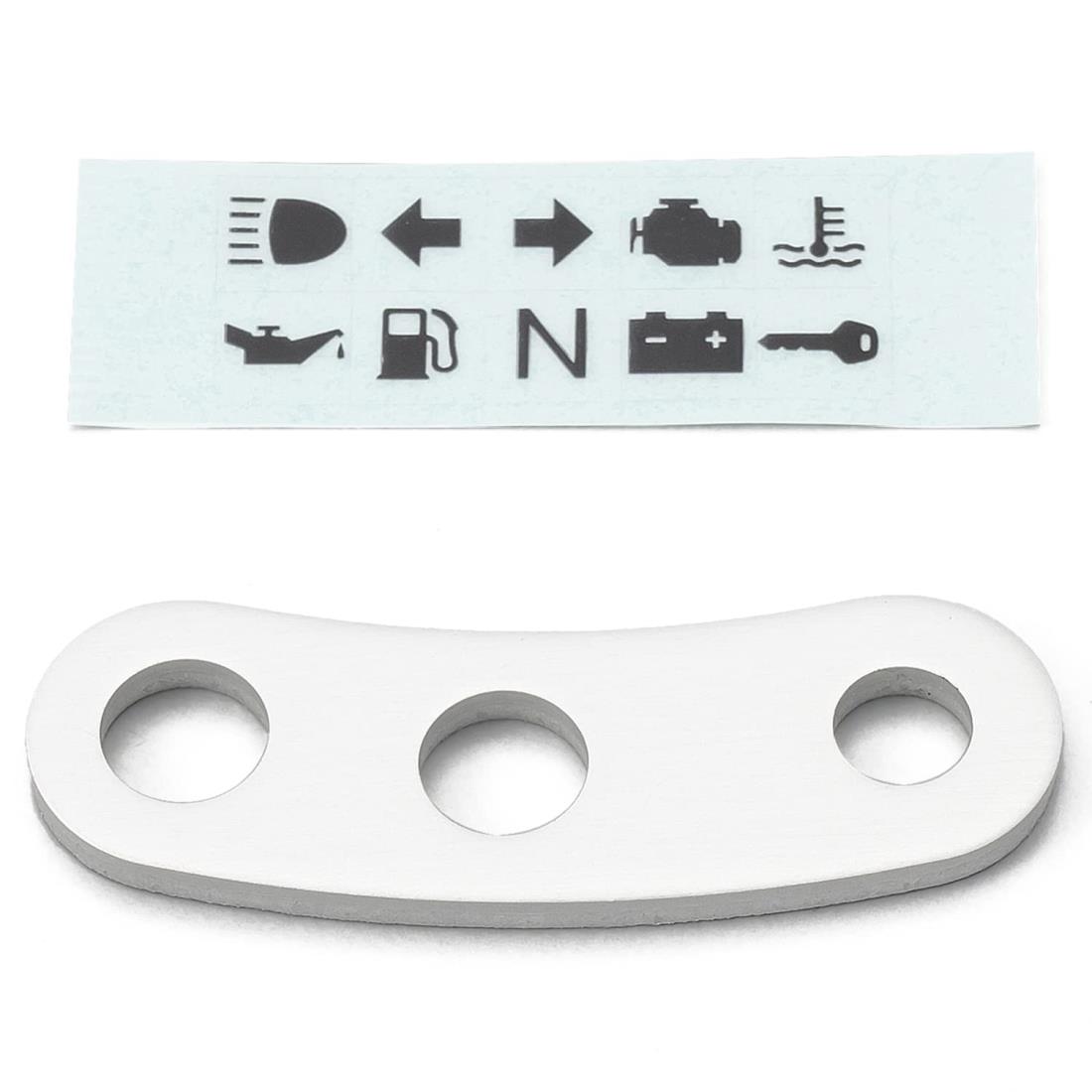 デイトナ(Daytona) バイク用 インジケーターステー バナナタイプ2連67506