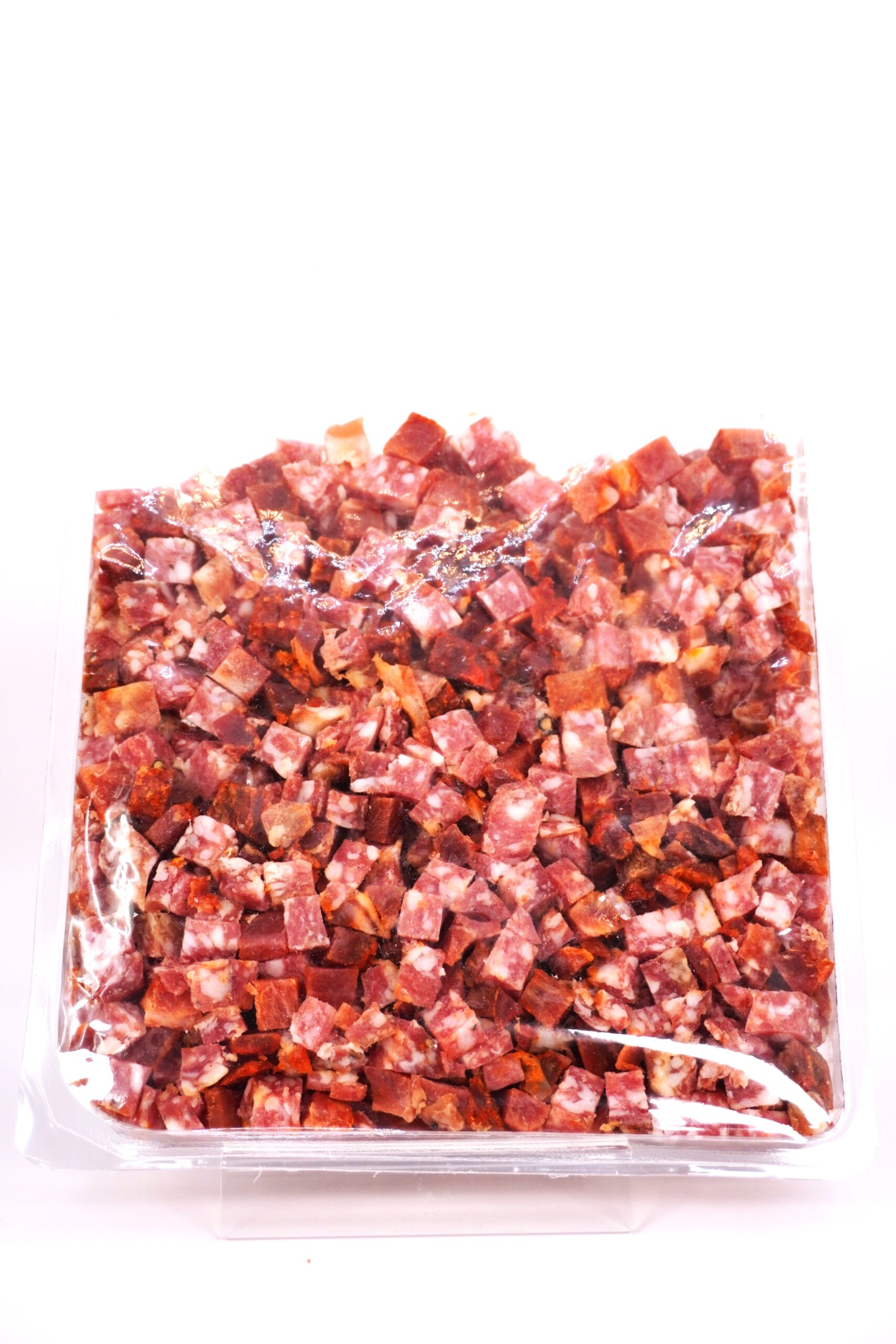 ヨーロッパ産サラミ・ダイスカット（ガスパック冷凍）500g