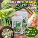 おためし【国産・広島県産】7種の国産乾燥野菜ミックス フリーズドライみそ汁の具2袋セット 時短 インスタントラーメンにも 無添加 乾燥 味噌汁の具