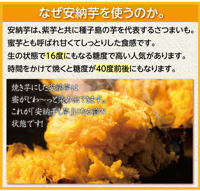 【ネコポス便送料無料】柔らかい種子島産安納芋の干し芋4袋セット