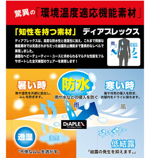 ミドリ安全|MIDORI ANZEN ミドリ安全 雨衣 レインベルデN 高視認仕様 上衣 蛍光オレンジ L