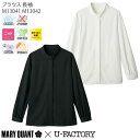 マリークワント 長袖 ブラウス ニット M13041 M13042 女性用 レディース 受付 事務 制服 ユニフォーム チクマ ユーファクトリー