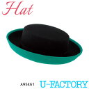帽子 A95461 ハンドメイド仕上げ コーム付ハット インフォメーション U-FACTORY ユーファクトリー
