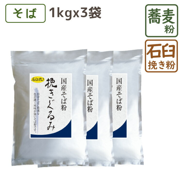 【ふるさと納税】そば粉(1kg) 蕎麦 麺類 福島 大玉村産 自家栽培 自家製粉【04004】そばがき ガレット