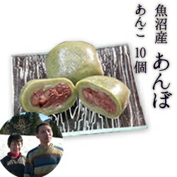 魚沼産 あんぼ(あんこ10個)ギフト　新潟名物　和菓子　お取り寄せ　贈答品　のし無料　添加物不使用　手土産　お土産（生産者山田）