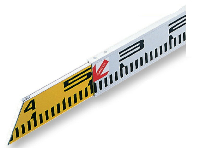 乐天商城 - 間隔ロッド　64mm幅　100cm〜180cm/954g　IV-180【測量用品】【現場】【土木用品】【写真】【建築用品】【検査】【ロッド】【アルミロッド】【標尺】【アルミロッド】【myzox】【写真用スタッフ】（IV-180）
