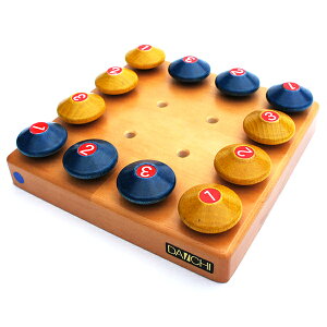 そろばん ゲーム 脳トレ 知育木具 頭いきいきゲーム4×4マス1・2・3ならべ&跳んで点取りゲーム DA-28S 6才 プレゼント 日本頭脳スポーツ協会認定品 日本製