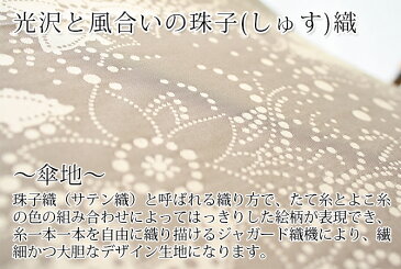 敬老の日 ギフト 古稀 敬老の日 ギフト 古稀 バッグ 小物 ブランド雑貨 ファッション雑貨 小物 傘 女性用 アンブレラ 雨傘 デザイン傘傘 80歳 お祝い 傘寿 プレゼント ドット柄 花柄 槙田商店 甲州織　【送料無料】kirie ドットフラワー モカ 03660119