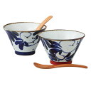 飯碗 茶碗 お茶碗 スプーン ペア セット karakusa 568碗ペアS付 14263 陶器 日本製 碗 ご飯 ごはん 茶わん ちゃわん お碗 食器 器 シ...