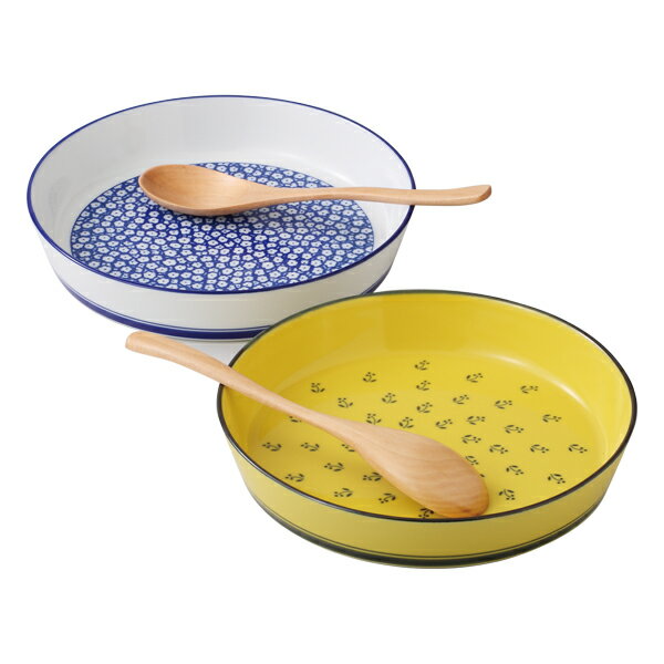 食器 器 皿 プレート ペア セット スプーン付 おしゃれ 可愛い 波佐見焼 磁器 日本製ノルディック プレートペアスプーン付 52052