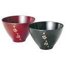 夫婦椀 お椀 日本製 ペア 結婚祝い あさごはん 味噌汁 越前漆器 うるし 艶 上品 器 定番 持ちやすい シンプル 漆器 漆塗 手塗 高級 おすすめ 梅 夫婦...