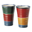 カップ&スイーツ 2客セット 酒器 スウィーツ デザート ソフトドリンク 日本製 来客 越前漆器 うるし 艶 シンプル 上品 器 漆器 漆塗 手塗り 陶器 おすすめ 陶漆器三色フリーカップ ペア ハ