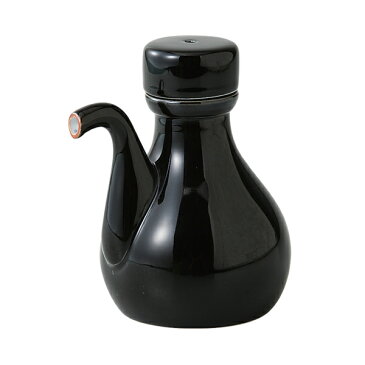 キッチン 雑貨 小物 黒 ブラック 醤油さし シンプル 波佐見焼 ネジキャップ 人気 おしゃれ 可愛い プレゼント 日本製黒 キャップ汁次 71759