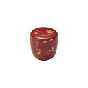 かわいい おしゃれ 食器 吹き寄せ 中棗 朱 12-16103