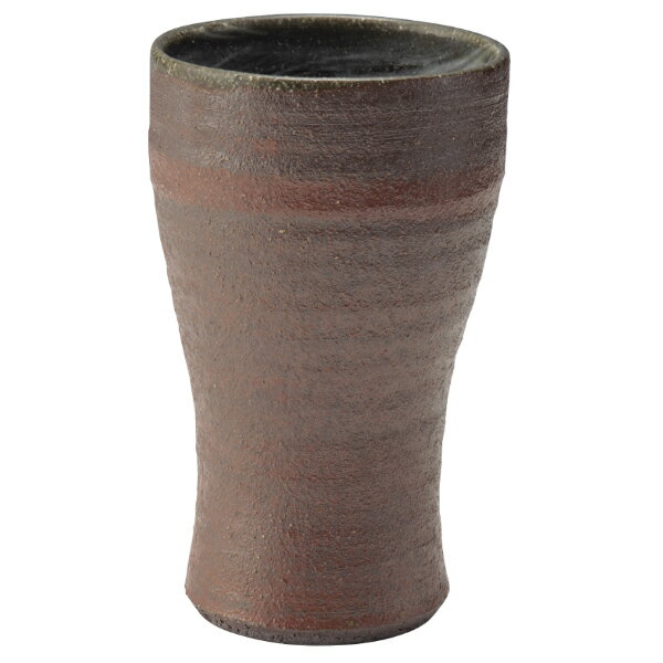 信楽焼 カップ コップ 陶器 食器 お酒 ビール 陶都スリムカップ G5-2412 フリーカップ ビール 酒 ビアマグ おしゃれ おすすめ ギフト お祝い 可愛...