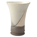 信楽焼 カップ コップ 陶器 食器 お酒 ビール 白水晶ビアカップ G5-2418 フリーカップ ビール 酒 ビアマグ おしゃれ おすすめ ギフト お祝い 可愛...