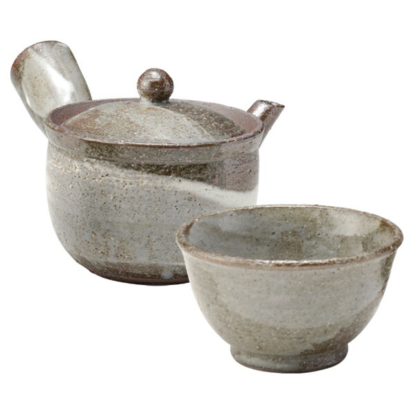 信楽焼 湯呑 陶器 急須 セット 土の音 急須湯呑セット G5-2707、G5-2708 信楽 食器 器 焼き物 おすすめ ギフト お祝い プレゼント 贈り物 ...