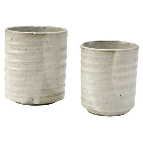 信楽焼 湯呑 夫婦 ペア セット 鼠釉湯呑大・小セット G5-2921、G5-2922 信楽 食器 器 焼き物 おすすめ ギフト お祝い プレゼント 贈り物 来...