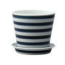 植木鉢 ポット esテーブルポット ボーダーDB 鉢 植木鉢 ポット インテリア 卓上 観葉植物 ミント パセリ ハーブ ボーダー 日本製