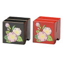 メッセージスタンド セット ペア 桜 おすすめ おしゃれ ギフト 越前漆器 上品 高級 日本製 桜 メッセージスタンド・ペア 朱・黒 12-12901