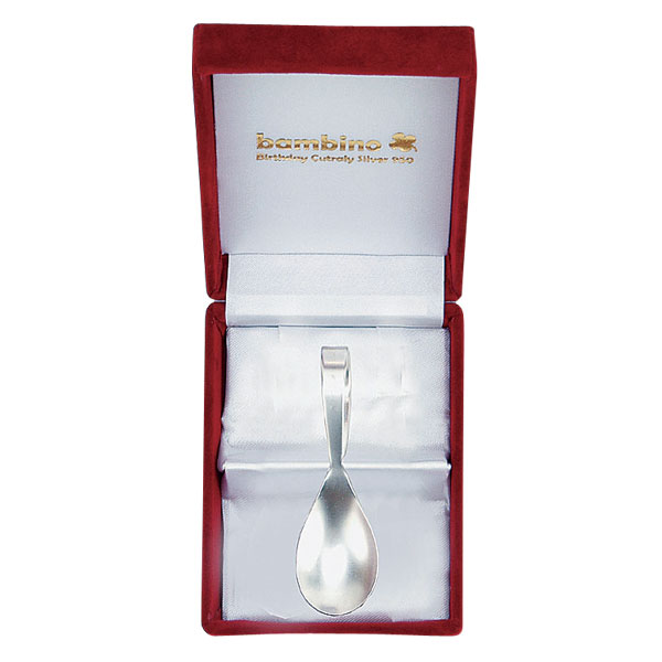 カトラリー スプーン ベビースプーン バースデースプーン 純銀 名入れ ギフト 出産祝い 上品 日本製 純銀ベビースプーン BAN-1