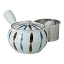 急須 土瓶 SS中急須 錆染十草 42607 お茶 SSストレーナー 茶こし付 磁器