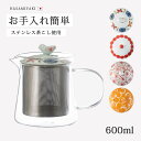 ティーポット ポット 急須 茶こし付 SSガラスポット 大 ガラスポット 耐熱 耐熱ガラス 磁器 日本製 ガラス ハーブティー 波佐見焼