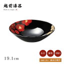 皿 器 鉢 ボール ボウル 越前漆器 漆塗り 手塗り 上品 おすすめ 日本製 うるし華ボール(小) 12-06602