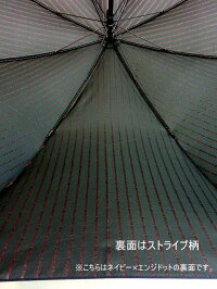 【雨傘・折り畳み傘】【二段式】【日本製】【メンズ】甲州産先染め綾織生地使用・ドット柄日本製紳士二段式折り畳み傘
