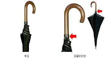 メンズ雨傘長傘日本製ジャンプワンタッチ甲州産先染め生地両面無地チェック柄おしゃれスタイリッシュ