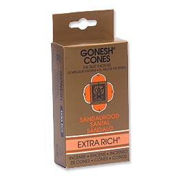 GONESH INCENSE CONES SANDALWOOD IM-GCE20902 K[lbV CZX R[  [[J[񂹏i][DA]