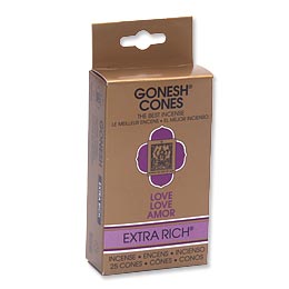 GONESH INCENSE CONES LOVE IM-GCE20907 ガーネッシュ インセンス コーン お香 [メーカー取り寄せ商品][優れものA]