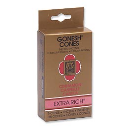 GONESH INCENSE CONES CINNAMON IM-GCE20911 ガー