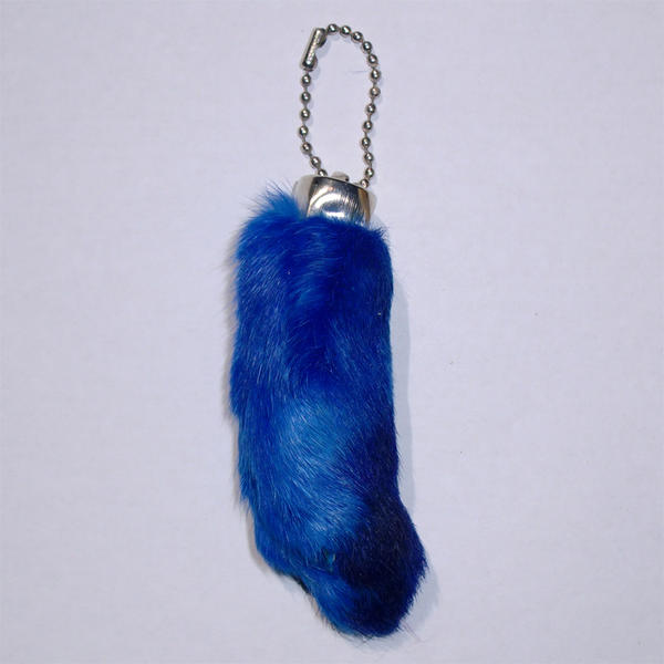 Lucky Rabbit Foot blue ラッキー ラビット フット ブルー うさぎ 兎 キーホルダー [メーカー取り寄せ商品][メール便可(200円)][優れものA]