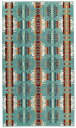 【即納品】PENDLETON ペンドルトン オーバーサイズ ジャガード タオル チーフジョセフ アクア XB233 178cm×102cm ブランケット 大判 ...