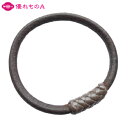 【即納品】KC,s ケイシイズ ブレスレット ループ 4本編み レザービーズ カウハイド Sサイズ ブラウン 牛革 KQA001S レディース シンプル KC'...