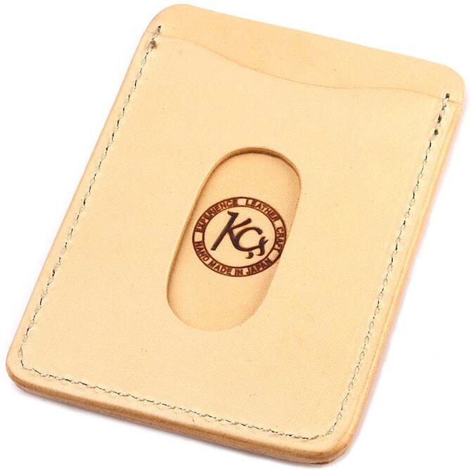 KC,s ケイシイズ パスケース タイプ1 ワン フリーカット 牛革 KPC050 カードケース クレジットカード ポイントカード スイカ イコカ ICカード 手彫り KC'S ケイシーズ ケーシーズ 本革 ブランド 薄い 薄型 スリム [メーカー取り寄せ商品][メール便可(200円)][優れものA]