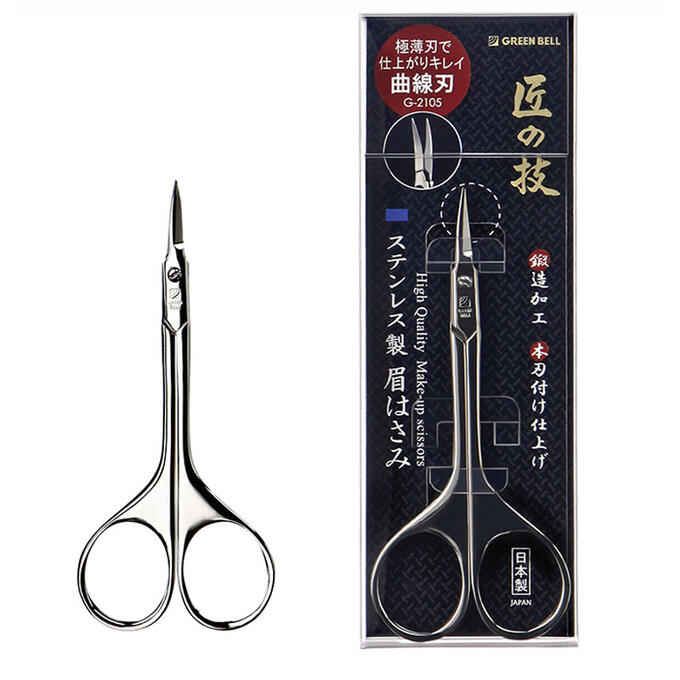 O[x XeXb͂ G-2105 ̋Z p  ܂ Ȑn { n ͂ nT~ GREEN BELL high quality make-up scissors [[։(200~)][DA]