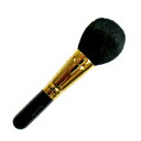 竹宝堂 熊野筆チークブラシ ブラック短軸 山羊(粗光峰) GC-1a 化粧筆 メイクブラシ cheekbrush blushbrush makeup brush...