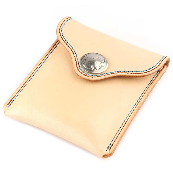 KC,s ケイシイズ 携帯灰皿ケース ダブルステッチ 牛皮革 KMT501 コンチョボタン式 携帯灰皿 アッシュケース 喫煙グッズ KC'S ケイシーズ ケーシーズ 本革 ブランド 優れものA