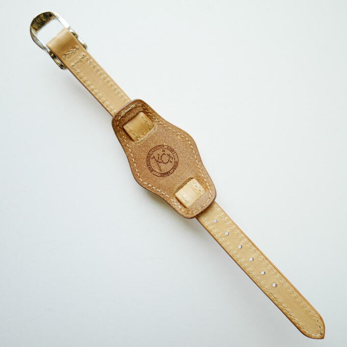 【即納品】KC,s ケイシイズ 時計 ウォッチブレス メンズ レンジャー カウハイド タン 牛革 KMR006 金属アレルギー対応 ミリタリー 腕時計 ブレスレットウォッチ 革ベルト KC'S ケイシーズ ケーシーズ 本革 ブランド 優れものA