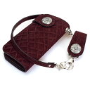 KC,s ケイシイズ 財布 ライダースウォレット アリゾナ フローラル エレファント アフリカゾウ革 象革 KPW127 コンチョボタン式 春財布 長財布 バイ...