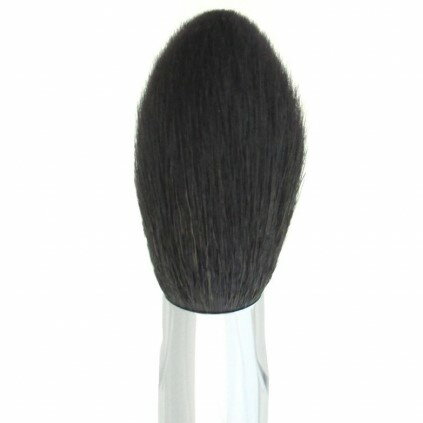 竹宝堂 熊野筆 メイクブラシ ぼってりチークブラシ 山羊(粗光峰) RE20-10 丸平型 球体状 お粉用 頬紅用 ぽっちゃり マルチ 多用途 万能 便利 ボリューム満点 大きい 毛量たっぷり 化粧筆 熊野化粧筆 熊の筆 熊野ブラシ 広島県 熊野町 熊野筆通販 KUMANOFUDE 優れものA