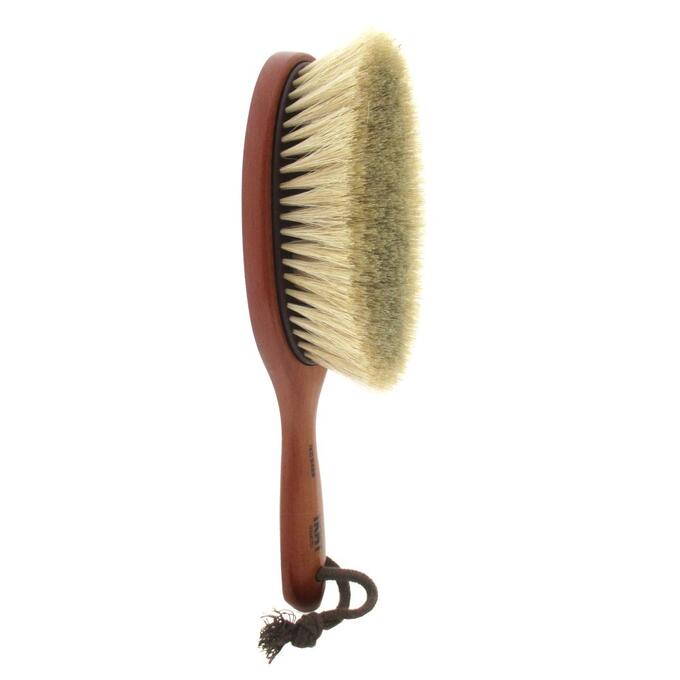 IKMT 静電気除去洋服ブラシ(小) イケモト 白馬毛 洋服ブラシ IKC-3422 ストラップ付き 小サイズ ほこり取り ホコリ排除 コロナ放電 FINEST CLOTHES BRUSH IKEMOTO 池本刷子工業 優れものA